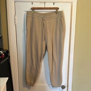 Lululemon Tan Jogger Pants